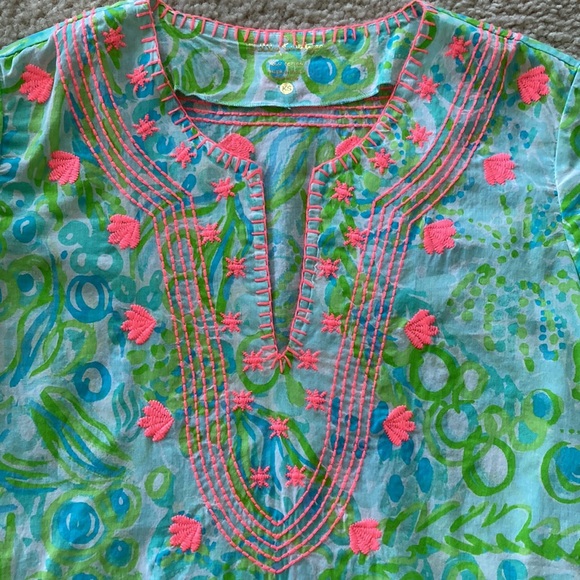 Lilly Pulitzer Sea Breeze Tunic - Picture 3 of 7